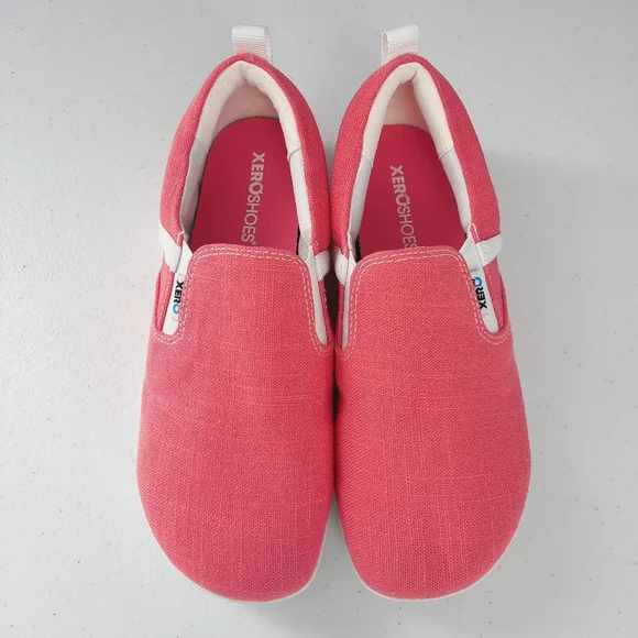 Xero Women's Aptos Geranium Pink Hemp Canvas Slip On Shoes size 8 - Picture 6 of 10